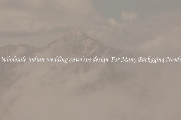 Wholesale indian wedding envelope design For Many Packaging Needs