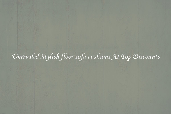 Unrivaled Stylish floor sofa cushions At Top Discounts