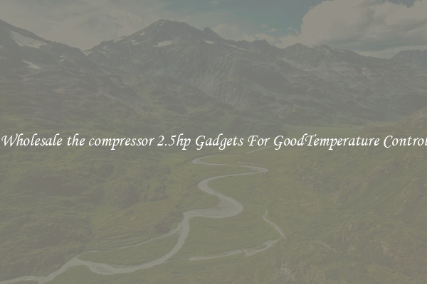 Wholesale the compressor 2.5hp Gadgets For GoodTemperature Control