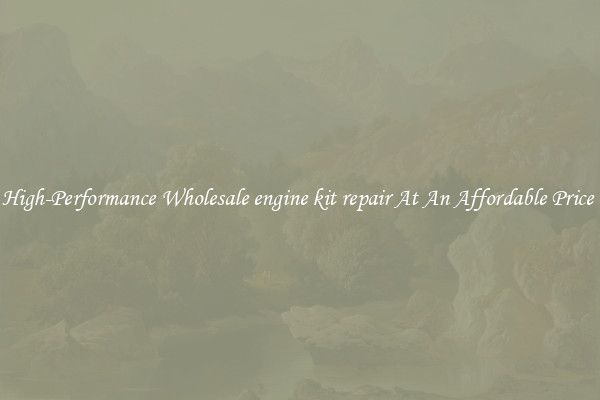 High-Performance Wholesale engine kit repair At An Affordable Price 