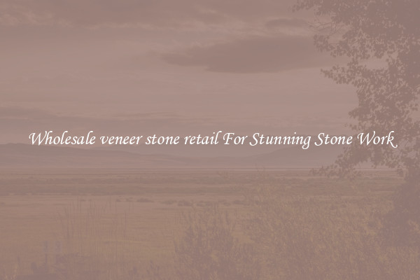 Wholesale veneer stone retail For Stunning Stone Work